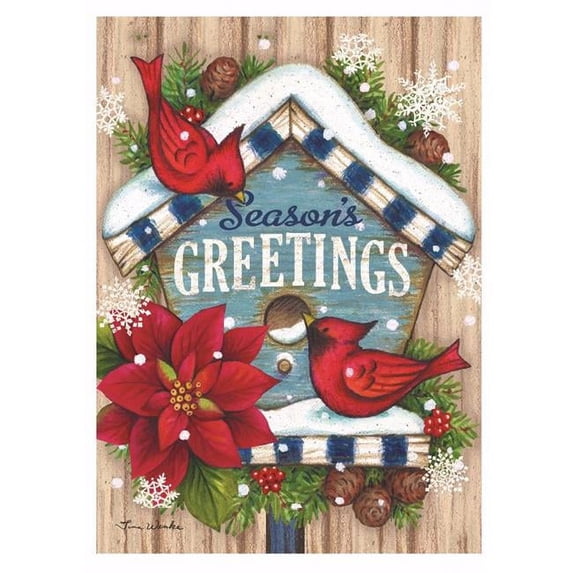 Divinity Boutique 152056 Single Cards Christmas Seasons Greetings - 6 per Pack