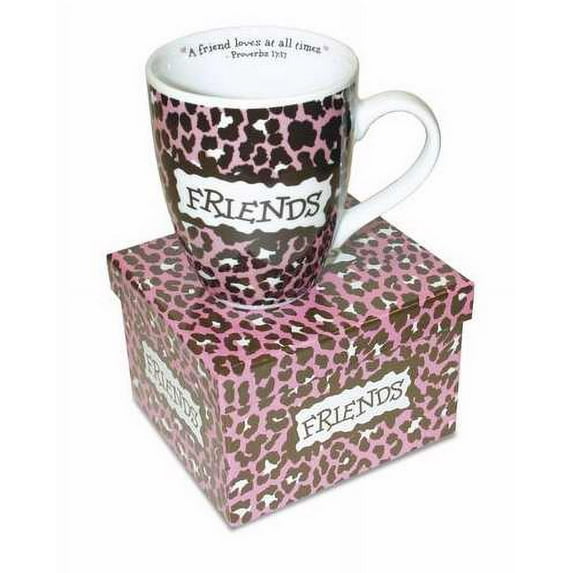 Divinity Boutique 60917 Mug Friends Leopard Proverbs 17 17