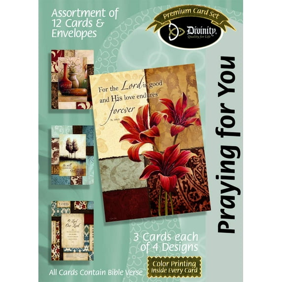 Card-Boxed-Praying For You-Home Decor (Box Of 12)