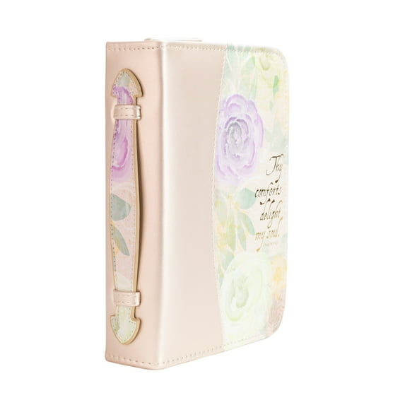 Divinity Boutique Floral Elegance Book Cover Textured Faux Leather, Multicolor