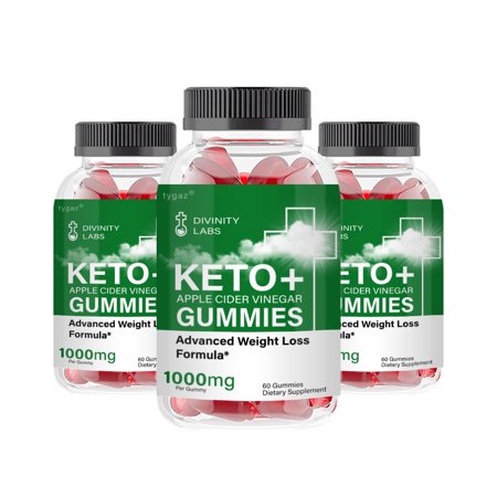 Divinity Labs Keto - DivinityLabs Keto Gummies with Apple Cider Vinegar (3 Pack)