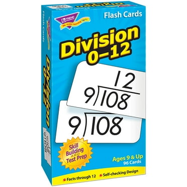 Division 0-12 Skill Drill Flash Cards | Bundle of 5 Packs