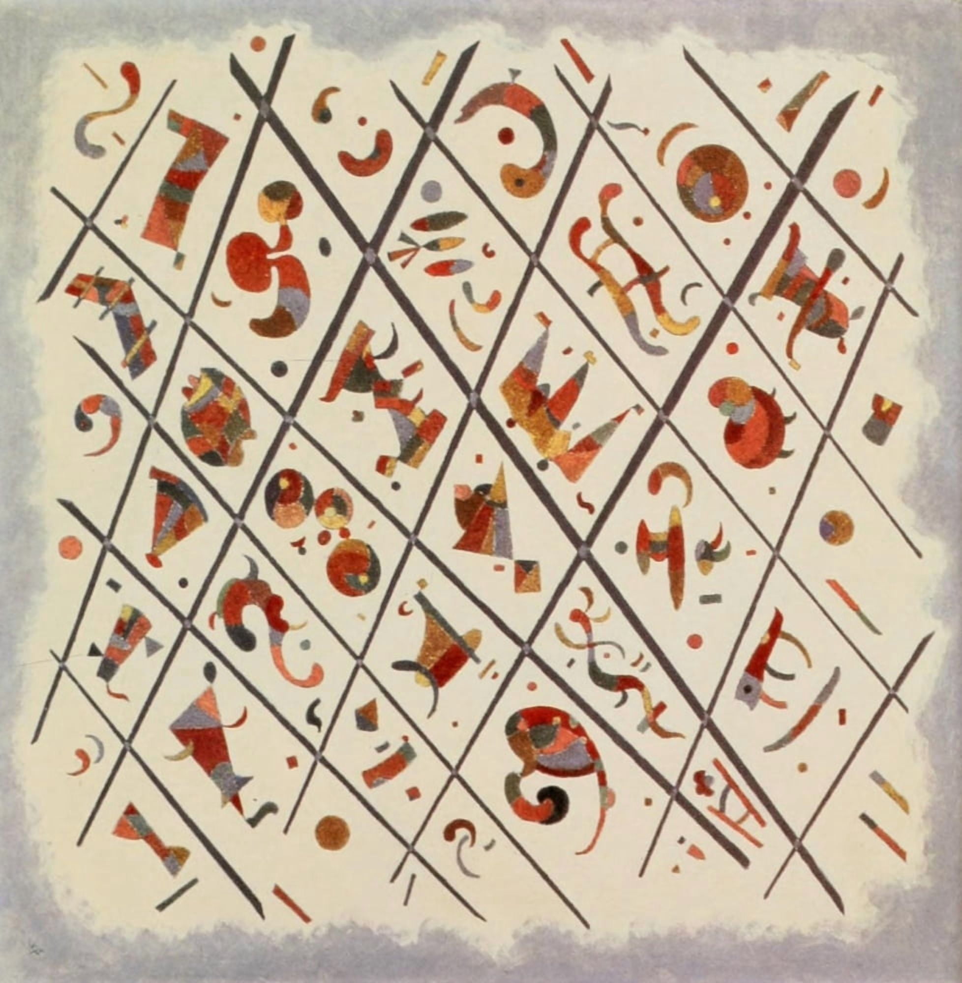 Division Unity 1934 Canvas Art - Wassily Kandinsky (18 x 24)