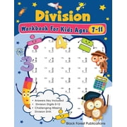 Division Workbook For Kids Ages 7-11, Paperback