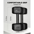 thumbnail image 1 of Divmystery Dumbbell Hand Weight Sets of 2 - Multiple Weight Options with 5 Colors, Anti-roll, Anti-Slip, Hexagon Shape, 1 of 1