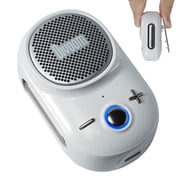 Divoom Itour-S Portable Mini Wearable Bluetooth Speaker, Big Audio and Punchy Bass,Clip-On Design, IP67 Waterproof and Dustproof,10 Hours Playtime,Speaker for Home Travel Office and Outdoors White