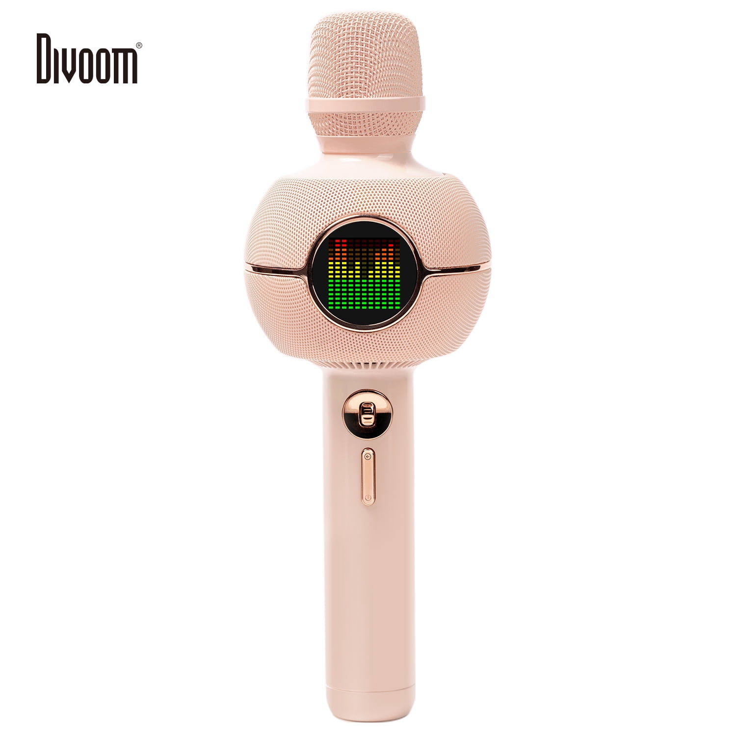 Divoom StarSpark 20W Bluetooth Karaoke Microphone with Pixel Art LED ...