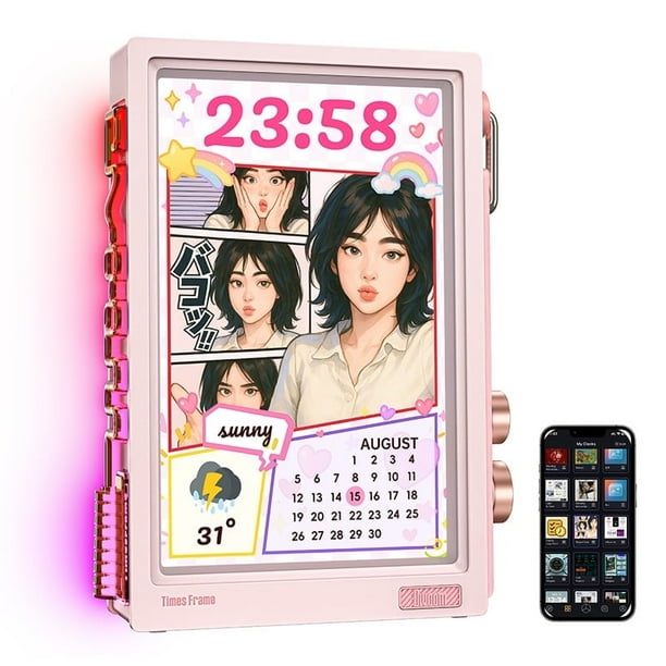 Divoom Time Frame 白 Divoom Times Frame 10.1