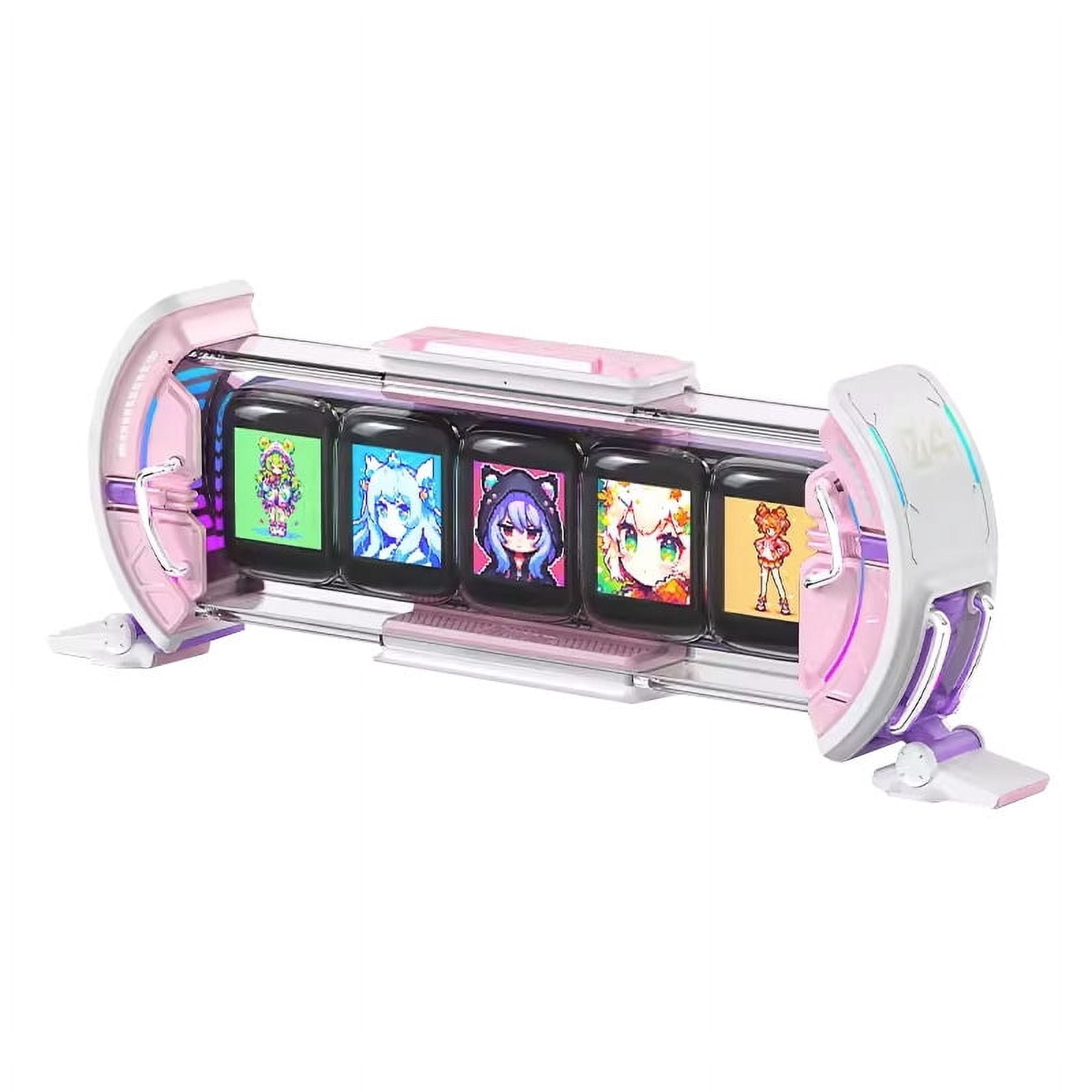 Divoom Times Gate - Cyberpunk Gaming Setup Digital Clock with 