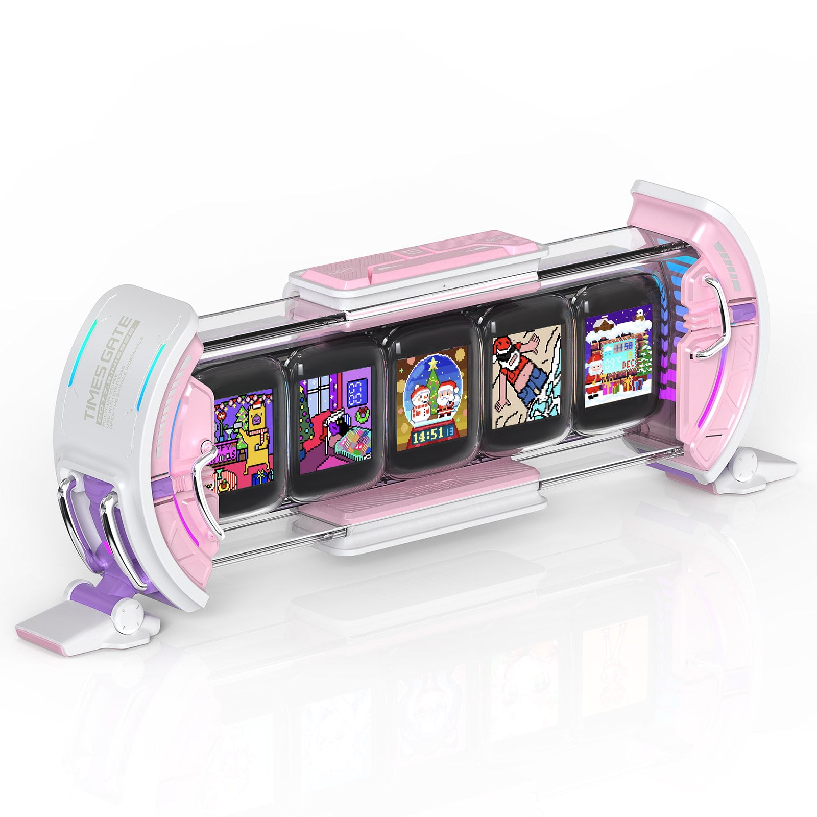 Divoom Times Gate Digital Clock with Smart App, WiFi, RGB LED