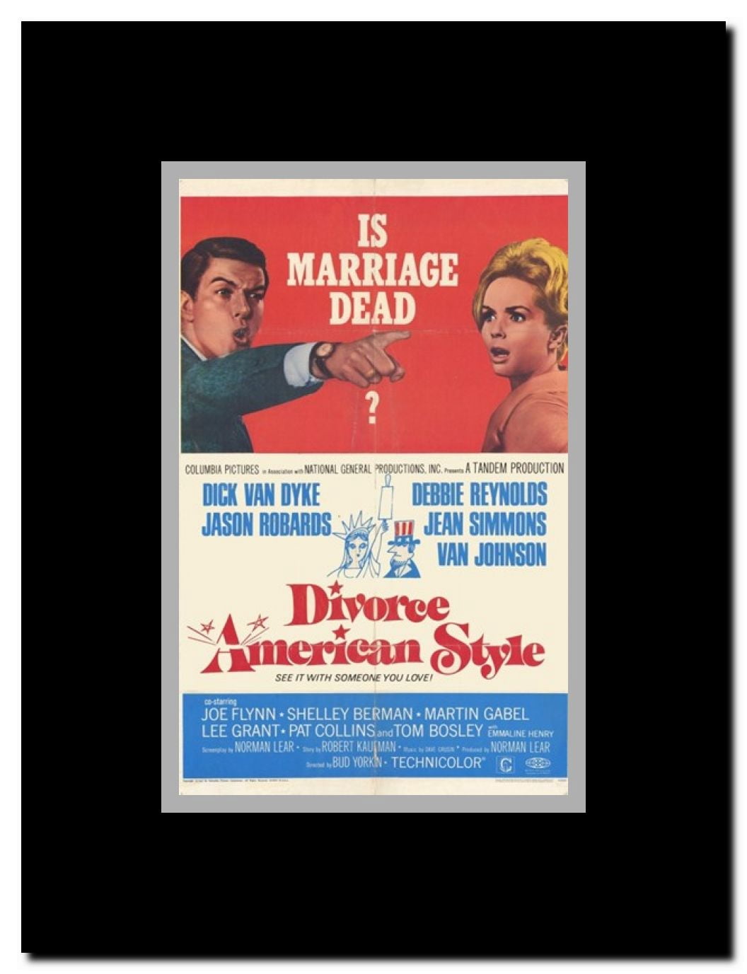 Divorce American Style Framed Movie Poster