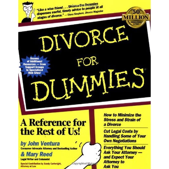 Pre-Owned Divorce for Dummies 9780764550584 Used
