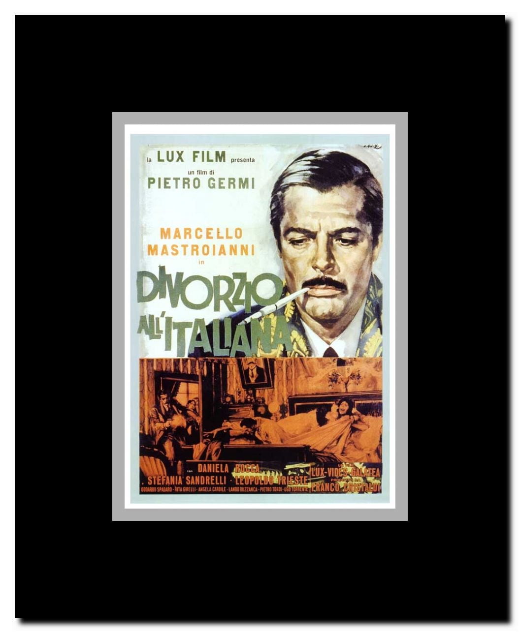 Divorce - Italian Style Framed Movie Poster