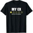 thumbnail image 1 of Divorce Shirts For Men & Women Adult Humor My Ex Bad Review T-Shirt, 1 of 3