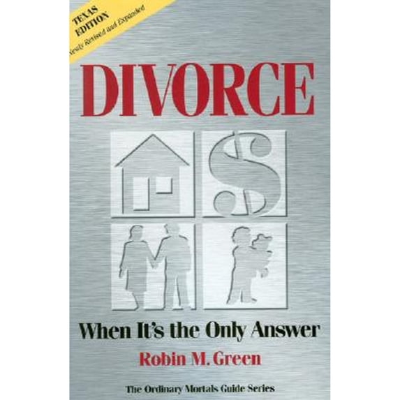 Pre-Owned Divorce: When It's the Only Answer (Paperback) 0976052636 9780976052630