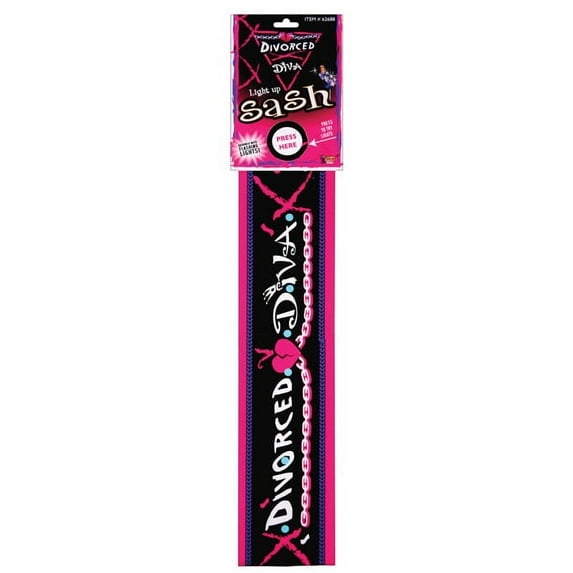 Divorced Diva: Flashing Sash