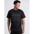 thumbnail image 1 of Divorced Humor Funny Quote Celebration Party Retro Breakup Gift Unisex T-Shirt, for men & women, up to size 5XL, 1 of 2