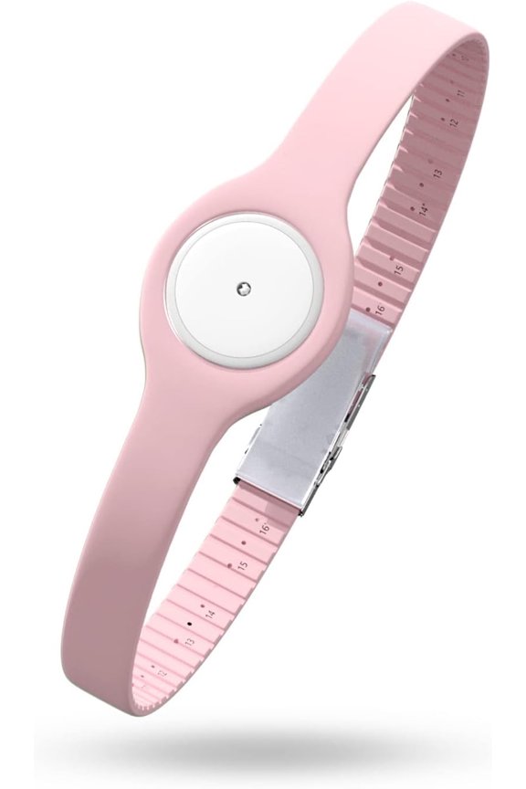 , Badge Sensor Cover Armband Compatible for Freestyle CGM Libre Adjustable Trim Fit Baby Pink