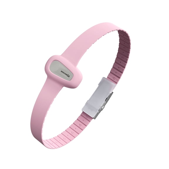 Divoti Badge Sensor Cover Compatible for Dexcom G6, Adjustable Trim to Fit, Securely Protect and Quickly Put-on/Take-Off—No More Extra Irritating Adhesive Patches - Baby Pink