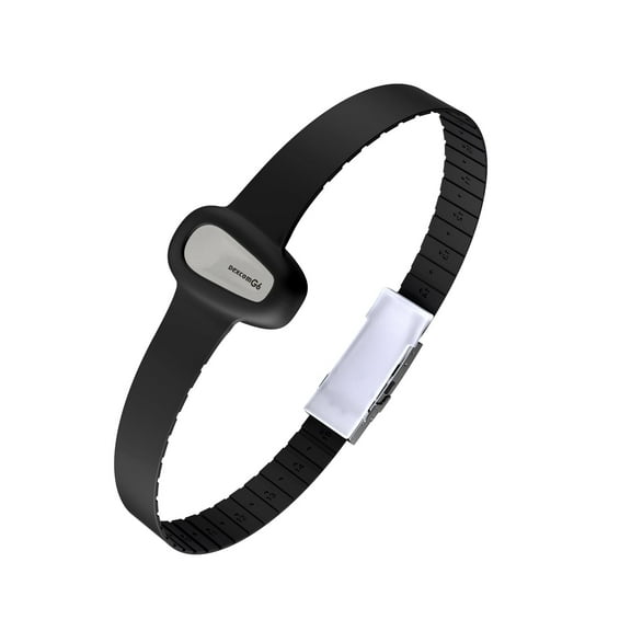 Divoti Pre-Engraved Medical Alert ID Bracelet for Women – Simple Rolo Chain – Stainless Steel & PVD Black – Diabetes Type 1