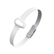 Divoti Badge Sensor Cover Compatible for Dexcom G6 Adjustable Fit Adhesive Patches White