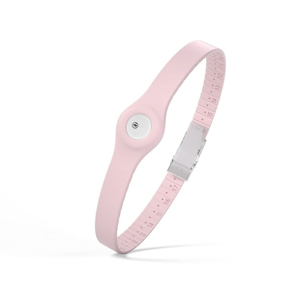 Divoti CGM Continuous Glucose Monitor Sensor Cover Armband Compatible with Freestyle Libre 3, Trim-to-fit Adjustability - Baby Pink
