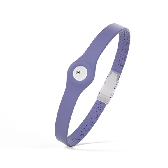 Divoti CGM Continuous Glucose Monitor Sensor Cover Armband Compatible with Freestyle Libre 3, Trim-to-fit Adjustability- Carmella Blue