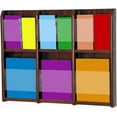 Divulge Wall Display with Brochure Inserts, Light Oak - Walmart.com