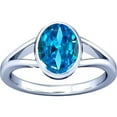 thumbnail image 1 of Divya Shakti 10.25-10.50 Carat Aquamarine Beruj Gemstone Silver Ring For Men & Women, 1 of 5
