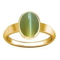 thumbnail image 1 of Divya Shakti 10.25-10.50 Carat CAT'S EYE Panchadhatu Plain Design Ring ( LEHSUNIA STONE Plain Design Ring )(12), 1 of 4