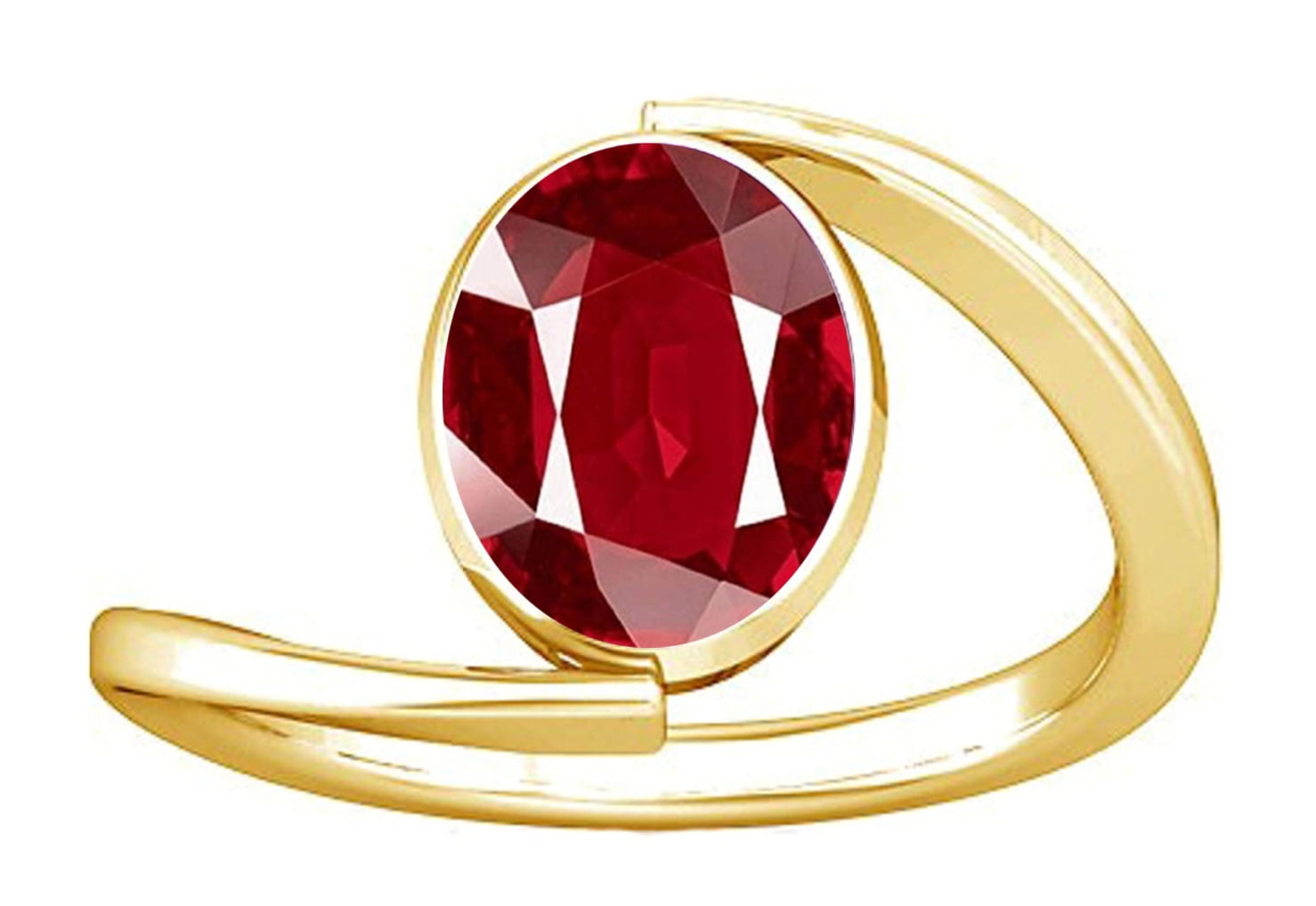 Glory Ruby (Manik) gold ring – Kundaligems.com