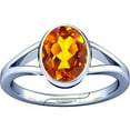 thumbnail image 1 of Divya Shakti 11.25-11.50 Carat Citrine Sunhela Golden topaz Gemstone Silver Adjustable Ring for Mens & Womens, 1 of 5