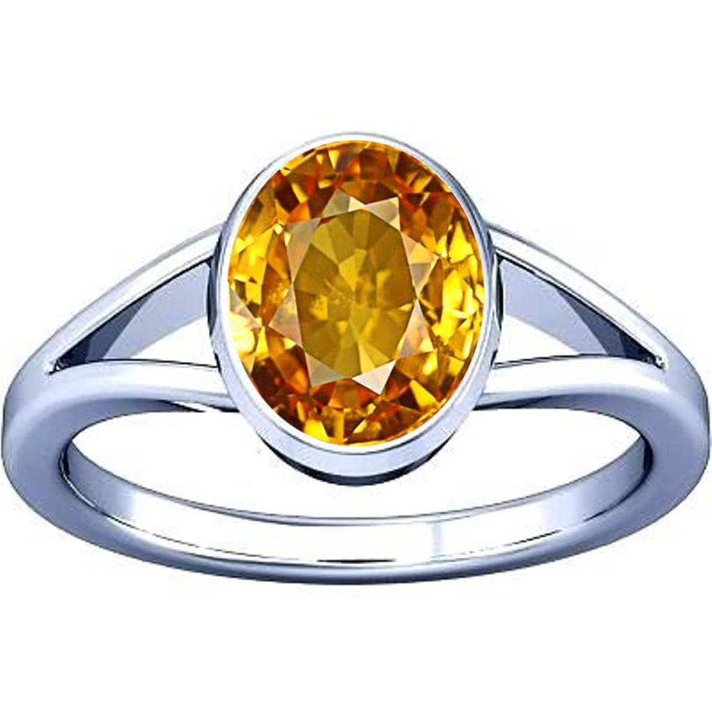 Mens yellow topaz ring deals