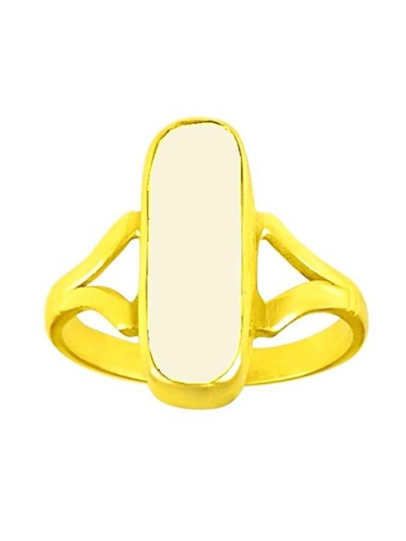 11.25-11.50 Carat White Coral Moonga Munga Gemstone Panchdhatu Ring For Men & Women
