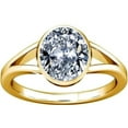 thumbnail image 1 of Divya Shakti 12.25-12.50 Carat American Diamond Round Zircon Gemstone Panchdhatu Ring For Men & Women, 1 of 5