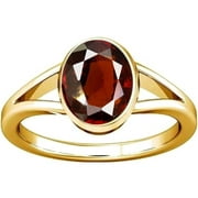 Divya Shakti 12.25-12.50 Carat Hessonite Gomed Gemstone Panchdhatu Ring For Men & Women