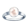 thumbnail image 1 of Divya Shakti 12.25-12.50 Carat Pearl Silver Plain Design Ring (Moti/Mukta Silver Plain Design Ring)(11.25), 1 of 4