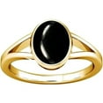 thumbnail image 1 of Divya Shakti 6.25-6.50 Carat Black agate Kala hakik Gemstone Panchdhatu Ring For Men & Women, 1 of 5