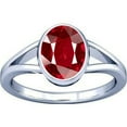 thumbnail image 1 of Divya Shakti 6.25-6.50 Carat Ruby Manik Manikya Gemstone Silver Ring For Men & Women, 1 of 5