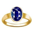 thumbnail image 1 of Divya Shakti 7.25-7.50 Carat Blue Sapphire Plain Design Ring (Nilam Neelam Stone Panchadhatu Plain Design Ring)(12.25), 1 of 4