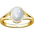 thumbnail image 1 of Divya Shakti 8.25-8.50 Carat Moonstone Chandramani Gemstone Panchdhatu Ring For Men & Women, 1 of 5