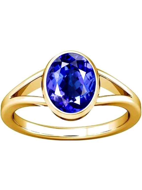 8.25-8.50 Carat Tanzanite Gemstone Panchdhatu Ring For Men & Women