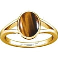 thumbnail image 1 of Divya Shakti 8.25-8.50 Carat Tiger's eye Chitti Gemstone Panchdhatu Adjustable Ring for Mens & Womens, 1 of 5