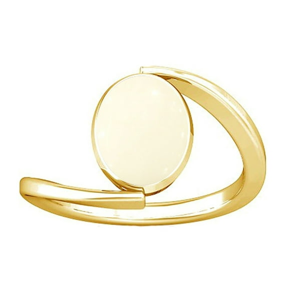 Divya Shakti 8.25-8.50 Carat White Coral Moonga Munga Gemstone Panchdhatu Ring for Women