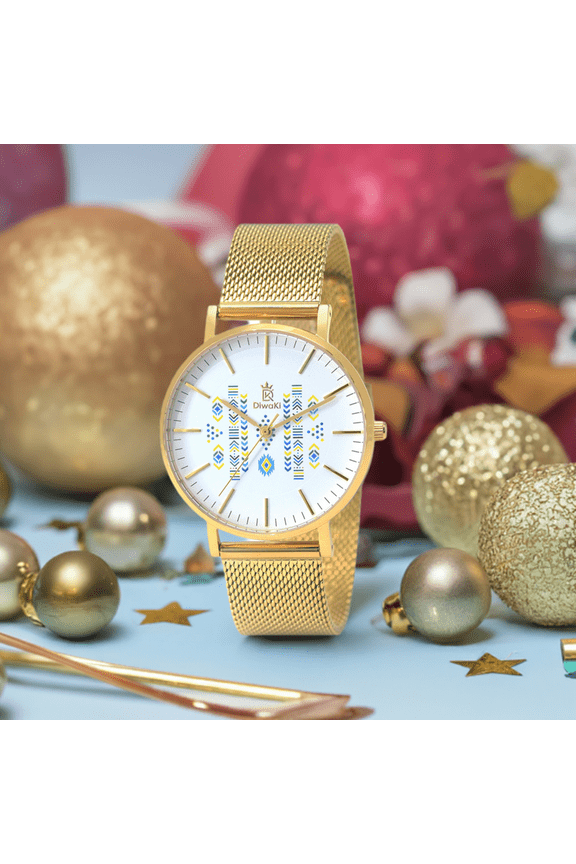 Women's 18 mm Classic Stainless Steel Shark Mesh Wristwatch, Gold