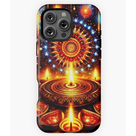 Diwali A Cosmic Celebration Lights Phone Case for iPhone 16 15 14 13 12 11 Pro Max