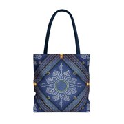 Diwali Graphic Denim Fabric Imitation Print Unisex Canvas Bag Poly Spun 3 Sizes Tote Bag 205-6