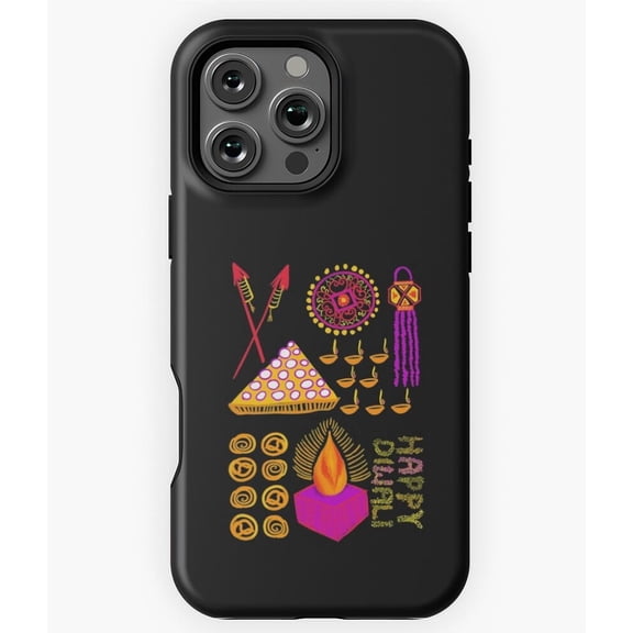 Diwali Indian Desi Vibes Festival Phone Case for iPhone 16 15 14 13 12 11 Pro Max