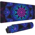 thumbnail image 1 of Diwali Mandalas Pattern Extended Big Mouse Pad Large,XL Gaming Mouse Pad Desk Pad,31.5x11.8inch Long Computer Keyboard Mouse Mat Mousepad with 3mm Non-Slip Base and Stitched Edge for Home Office Work, 1 of 6