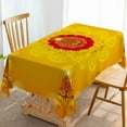 thumbnail image 1 of Diwali Tablecloth Indian Diwali Decorations for Home Festival of Lights Deepavali Party Supply Kitchen Dining Room Decor (60" x 102"), 1 of 4
